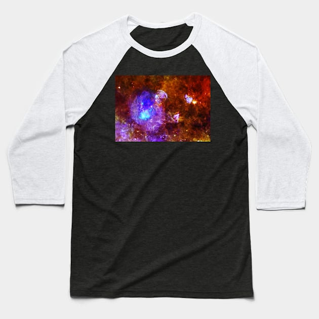 Life and Death in a Star-Forming Cloud Baseball T-Shirt by The Black Panther